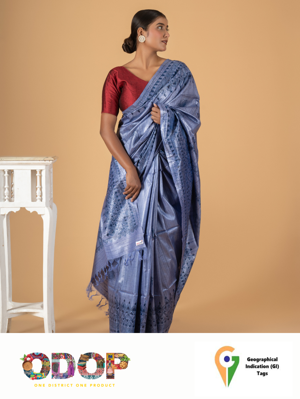 Madhubani Painting Saree